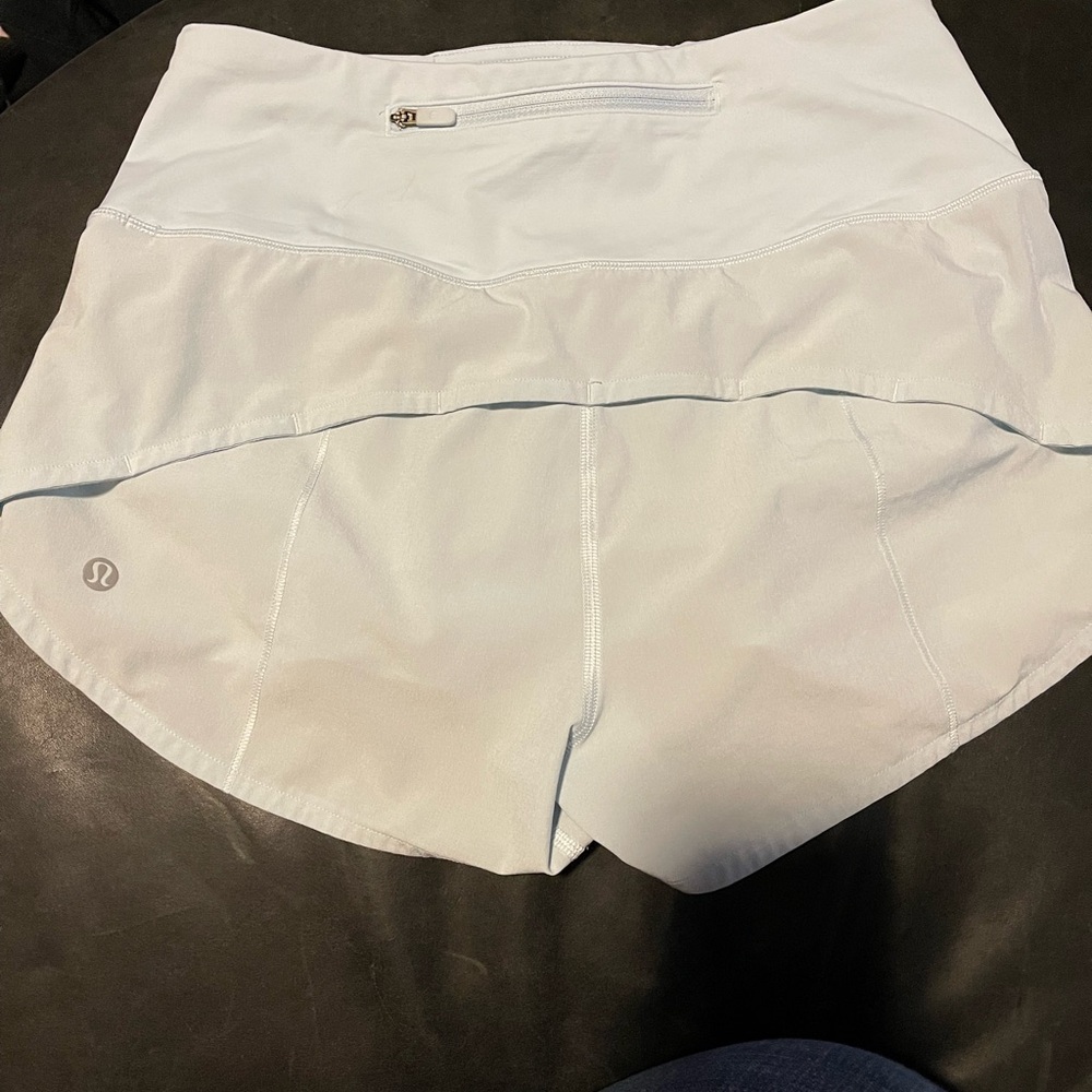 lululemon speed up Light Blue Shorts - 2.5 inch